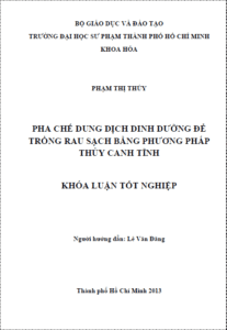 pha che dung dich dinh duong de trong rau sach bang phuong phap thuy canh tinh pham thi thuy