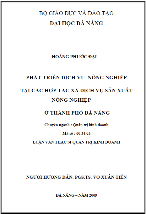 phat trien dich vu nong nghiep tai cac hop tac xa dich vu san xuat nong nghiep o thanh pho da nang