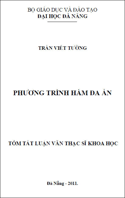 phuong trinh ham da an