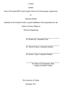 study of mn doped hfo2 based synaptic devices for neuromorphic applications