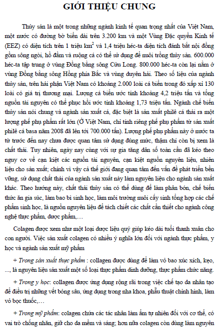 tach collagen tu da ca basa bang phuong phap hoa sinh