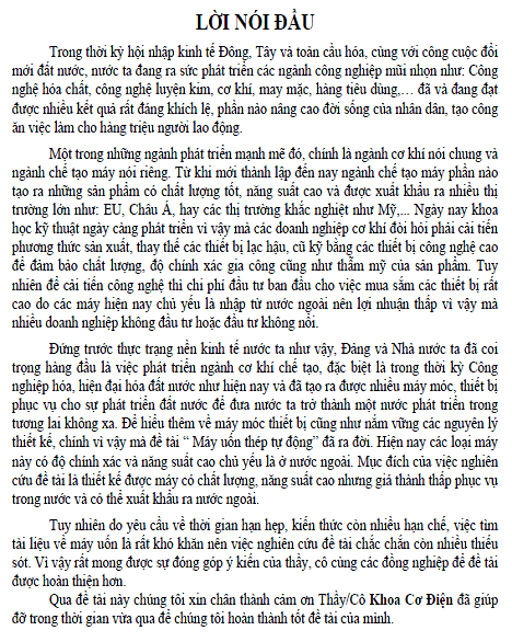 thiet ke che tao may uon thep tu dong