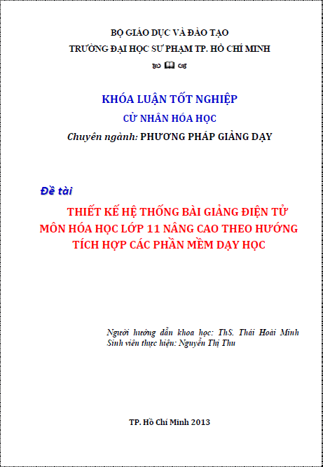 thiet ke he thong bai giang dien tu mon hoa hoc lop 11 nang cao theo huong tich hop cac phan mem day hoc 1