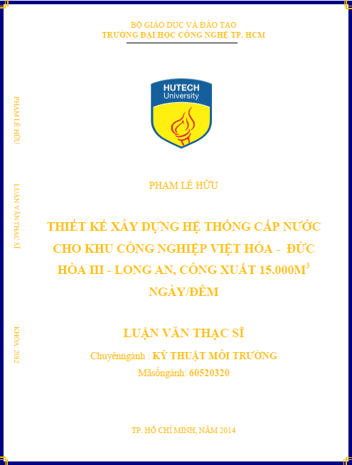 thiet ke xay dung he thong cap nuoc cho khu cong nghiep viet hoa duc hoa iii long an cong suat