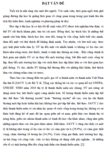 thuc trang hanh vi suc khoe nguy co tram cam va stress cua sinh vien nam thu hai dai hoc thuong mai nam 2013