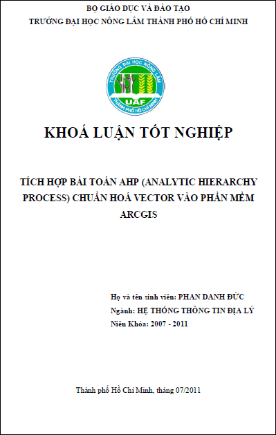 tich hop bai toan ahp analytic hierarchy process chuan hoa vector vao phan mem arcgis