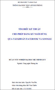 tim hieu ky thuat cho phep dang ky nguoi dung qua tai khoan facebook va google