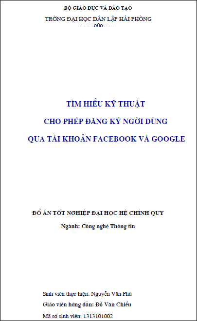 tim hieu ky thuat cho phep dang ky nguoi dung qua tai khoan facebook va google