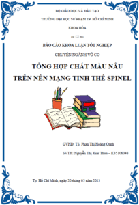 tong hop chat mau nau tren nen mang tinh the spinel