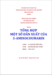 tong hop mot so dan xuat cua 3 aminocoumarin