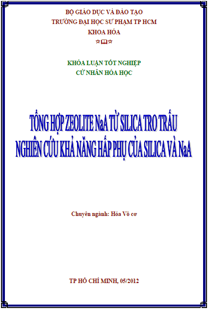 tong hop zeolite naa tu silica tro trau nghien cuu kha nang hap phu cua silica va naa