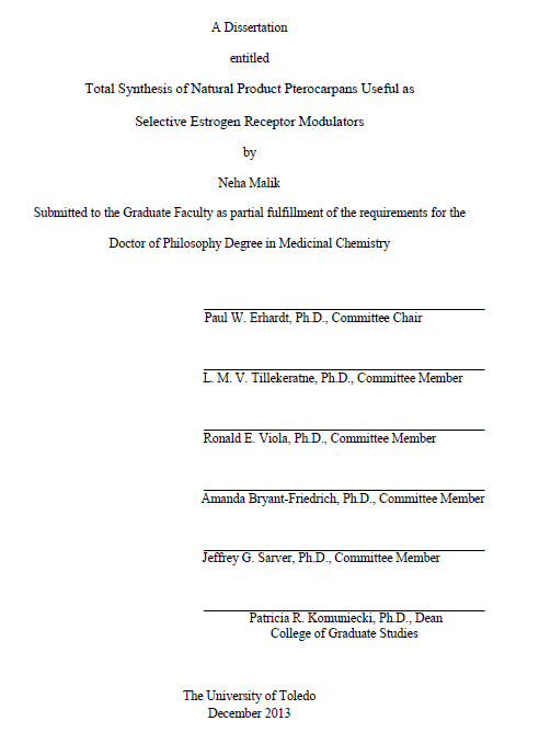 total synthesis of natural product pterocarpans useful as selective estrogen receptor modulators