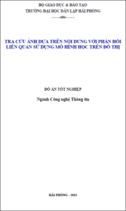 tra cuu anh dua tren noi dung voi phan hoi lien quan su dung mo hinh hoc tren do thi