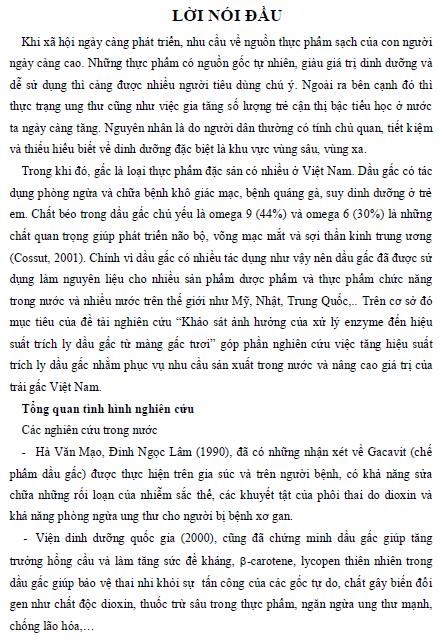 trich ly dau gac tu mang gac bang enzyme pectinex ultra sp l