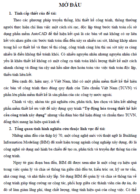 tu dong hoa trong thiet ke ket cau cong trinh xay dung