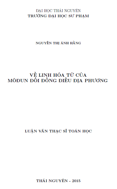 ve linh hoa tu cua modun doi dong dieu dia phuong