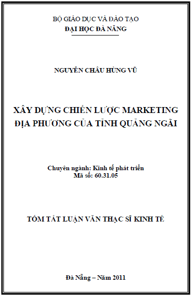 xay dung chien luoc marketing dia phuong cua tinh quang ngai