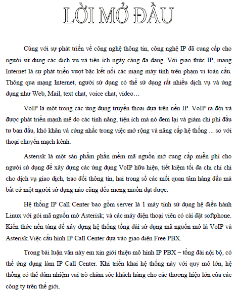 xay dung he thong ip call center su dung ma nguon mo