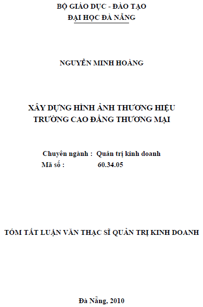 xay dung hinh anh thuong hieu truong cao dang thuong mai