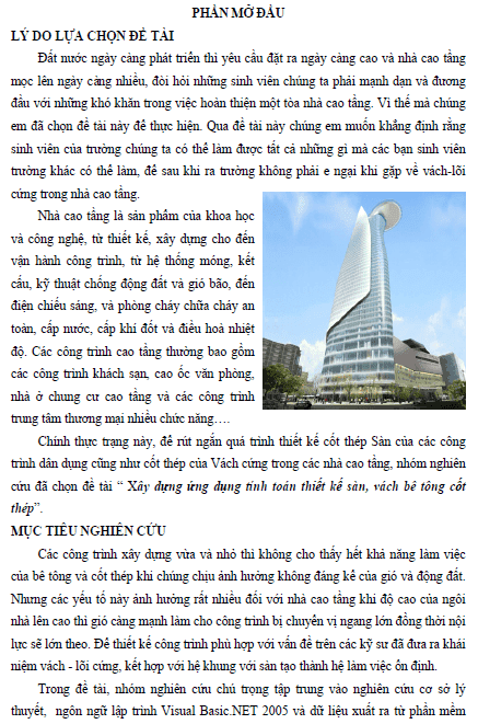 xay dung ung dung tinh toan thiet ke san vach be tong cot thep