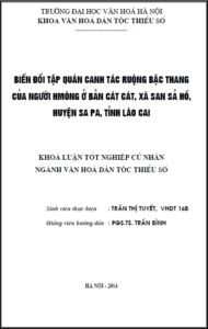 bien doi tap quan canh tac ruong bac thang cua nguoi hmong o ban cat cat xa san sa ho huyen sa pa tinh lao cai