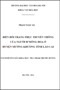 bien doi trang phuc truyen thong cua nguoi h mong hoa o huyen muong khuong tinh lao cai