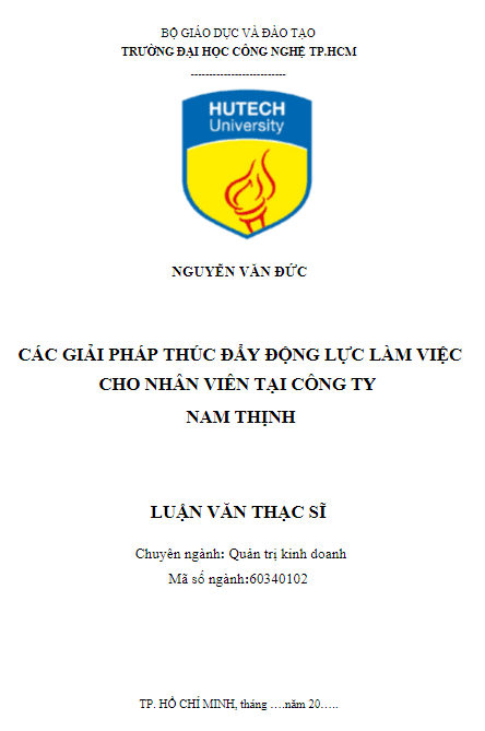 cac giai phap thuc day dong luc lam viec cho nhan vien tai cong ty nam thinh