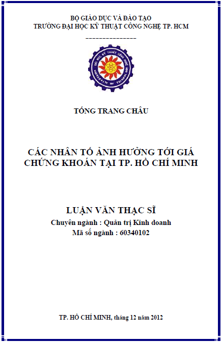 cac nhan to anh huong toi gia chung khoan tai thanh pho ho chi minh