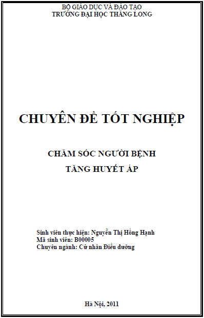 cham soc nguoi benh tang huyet ap