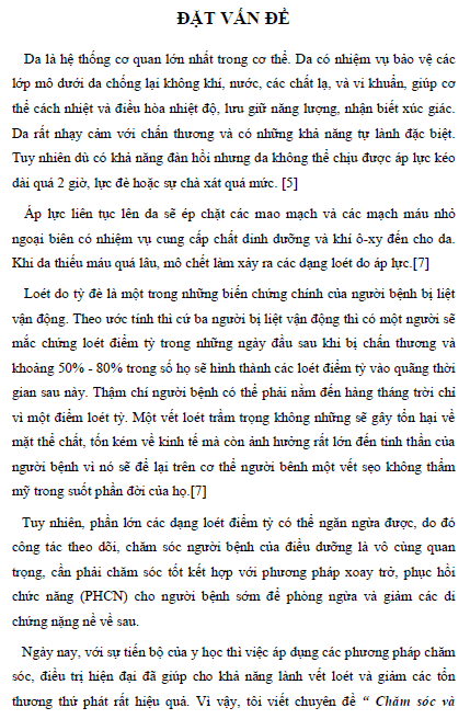cham soc va phong ngua loet do ty de tren benh nhan liet van dong