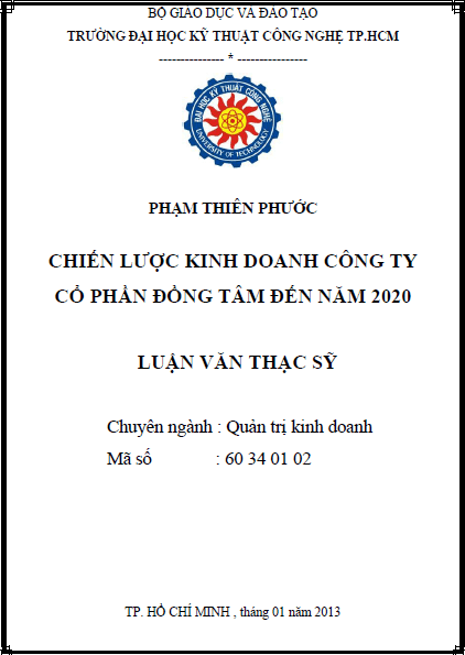 chien luoc kinh doanh cong ty co phan dong tam den nam 2020