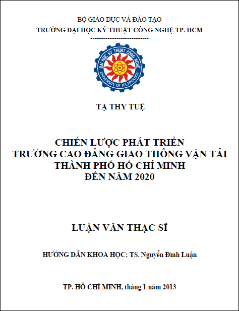 Chiến lược phát triển trường cao đẳng Giao thông vận tải Thành phố Hồ Chí Minh đến năm 2020 1 chien luoc phat trien truong cao dang giao thong van tai thanh pho ho chi minh den nam 2020
