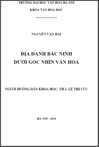 dia danh bac ninh duoi goc nhin van hoa
