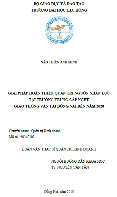 giai phap hoan thien quan tri nguon nhan luc tai truong trung cap nghe giao thong van tai dong nai den nam 2020