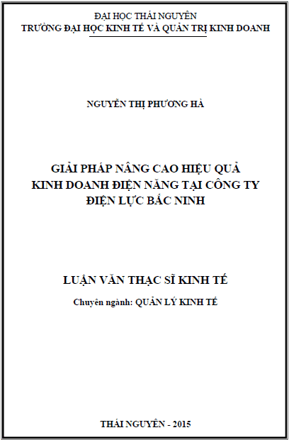 giai phap nang cao hieu qua kinh doanh dien nang tai cong ty dien luc bac ninh