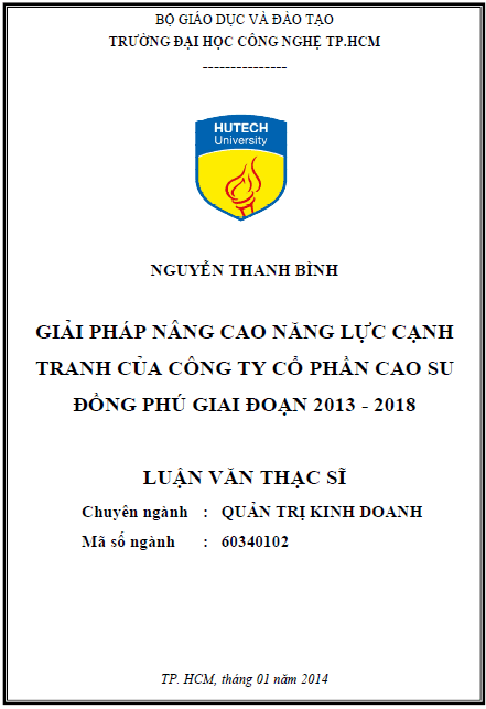 giai phap nang cao nang luc canh tranh cua cong ty co phan cao su dong phu giai doan 2013 2018