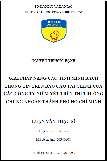 giai phap nang cao tinh minh bach thong tin tren bao cao tai chinh cua cac cong ty niem yet tren thi truong chung khoan thanh pho ho chi minh