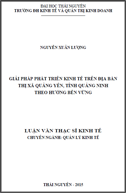 giai phap phat trien kinh te tren dia ban thi xa quang yen tinh quang ninh theo huong ben vung