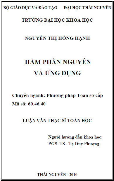 ham phan nguyen va ung dung