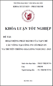 hoat dong phat hanh tap chi cau vong tai cong ty co phan in va truyen thong gia long nam 2012 2013