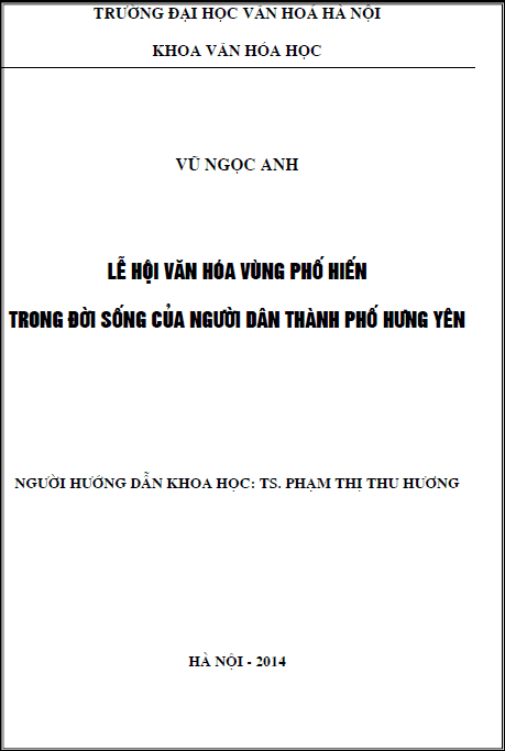 le hoi van hoa vung pho hien trong doi song cua nguoi dan thanh pho hung yen
