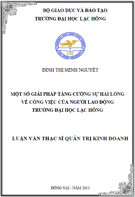 mot so giai phap tang cuong su hai long ve cong viec cua nguoi lao dong truong dai hoc lac hong
