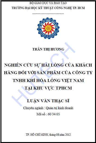 nghien cuu su hai long cua khach hang doi voi san pham cua cong ty tnhh khi hoa long viet nam tai khu vuc thanh pho ho chi minh