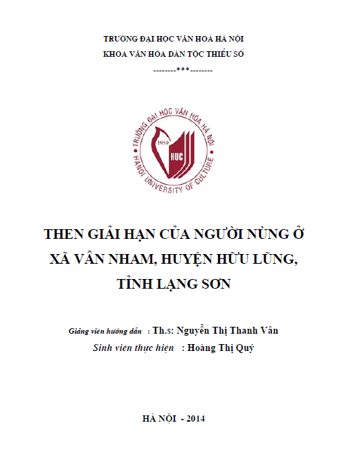 then giai han cua nguoi nung o xa van nham huyen huu lung tinh lang son