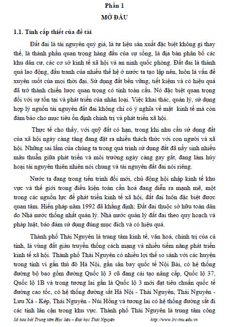 thuc trang va giai phap su dung dat co hieu qua doi voi dien tich dat da giao cho cac to chuc kinh te thue dat tren dia ban thanh pho thai nguyen
