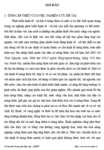 thuc trang va mot so giai phap chu yeu nham thuc day qua trinh chuyen dich co cau kinh te nong thon theo huong cong nghiep hoa hien dai hoa o tinh thai nguyen