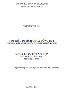 tim hieu di tich chua dong but thon dong but xa ngoc liep huyen quoc oai thanh pho ha noi