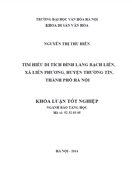 tim hieu di tich dinh lang bach lien xa lien phuong huyen thuong tin thanh pho ha noi