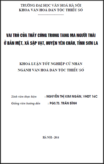 vai tro cua thay cung trong tang ma nguoi thai o ban met xa sap vat huyen yen chau tinh son la