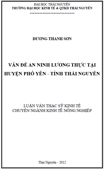 van de an ninh luong thuc tai huyen pho yen tinh thai nguyen